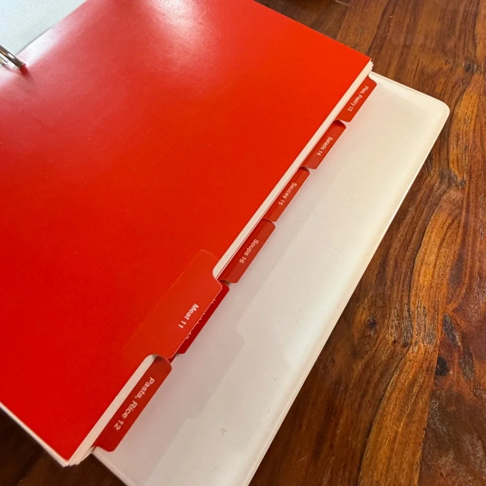 Vintage 1985 McCalls Cooking School Recipe Binder Set 2 Volume Collection 10in